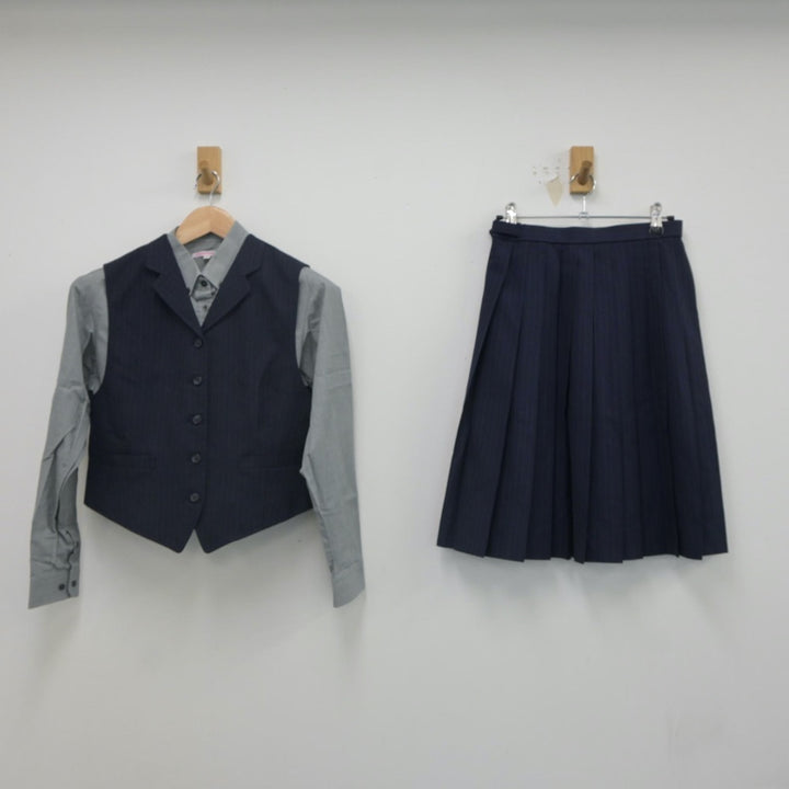 中古制服】愛知県 藤ノ花女子高等学校 女子制服 4点（シャツ・ベスト・スカート）sf023514【リサイクル学生服】 | 中古制服通販パレイド