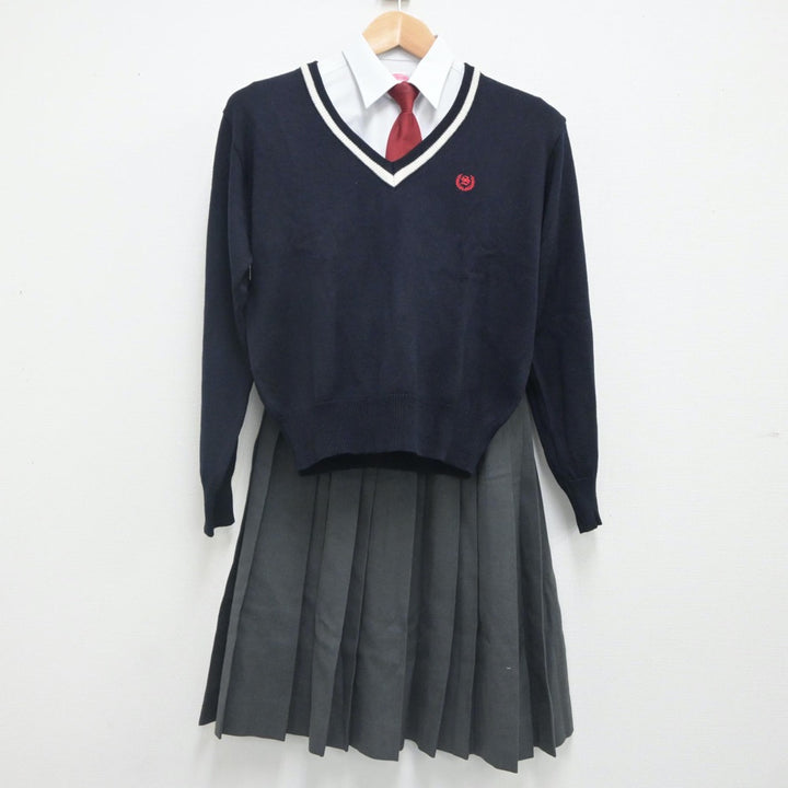 中古制服】福岡県 福岡西陵高等学校 女子制服 5点（ブレザー・ニット・シャツ・スカート）sf023526【リサイクル学生服】 | 中古制服通販パレイド