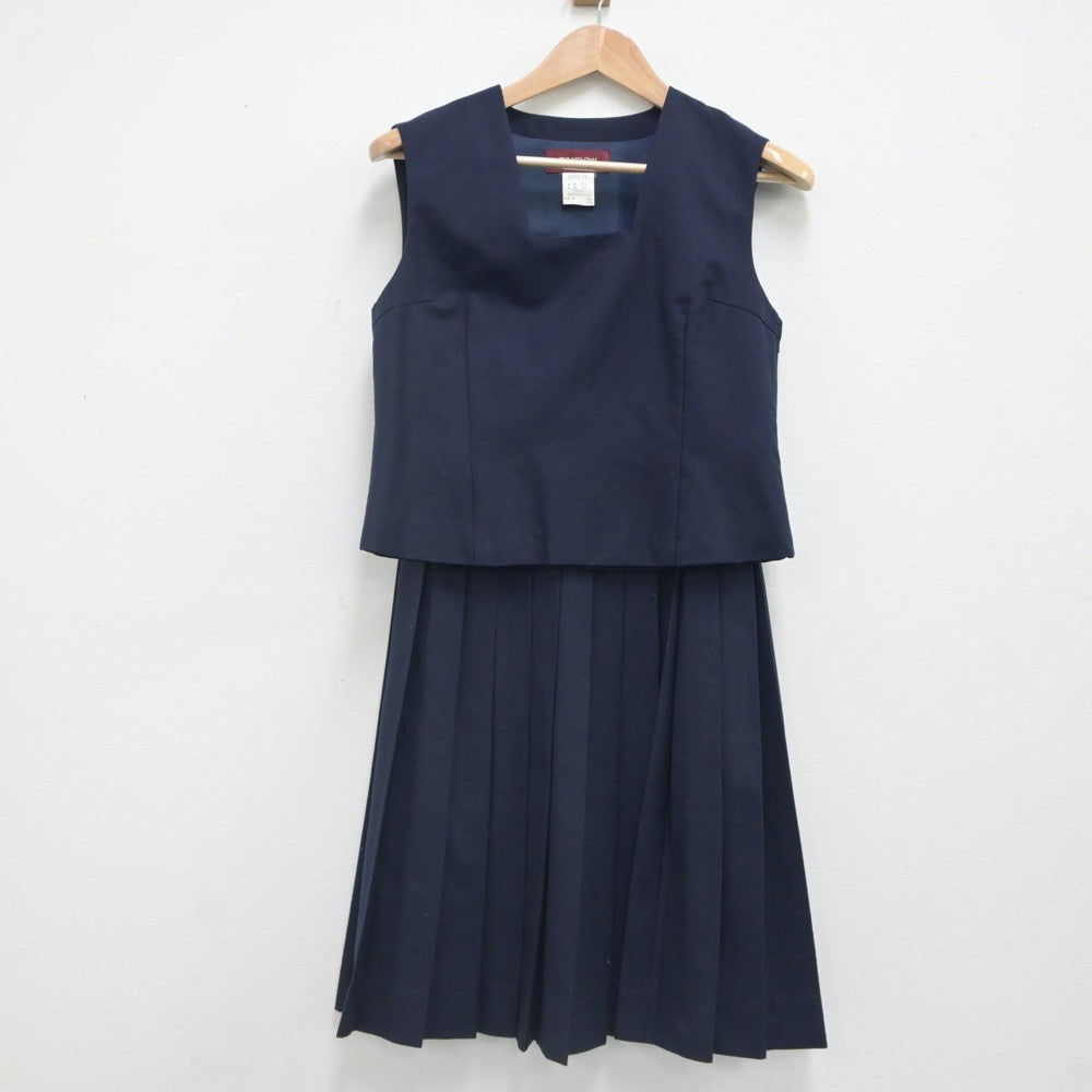 【中古】埼玉県 原山中学校 女子制服 3点（ブレザー・ベスト・スカート）sf023549