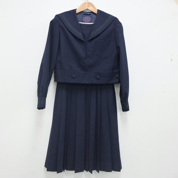 中古制服】大阪府 樟蔭中学校 女子制服 2点(セーラー服 中古制服】大阪府 樟蔭中学校 女子制服 2点(セーラー服