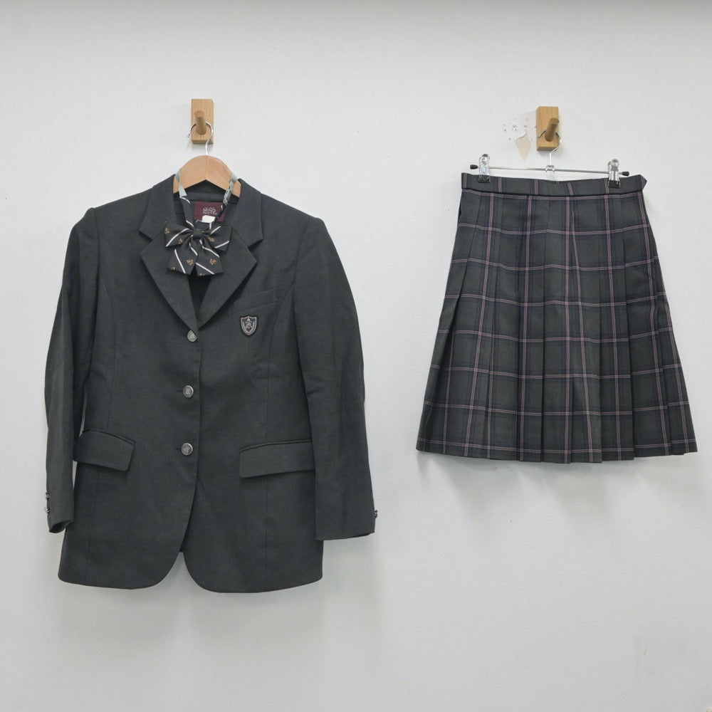 中古制服】東京都 小平高等学校 女子制服 4点（ブレザー