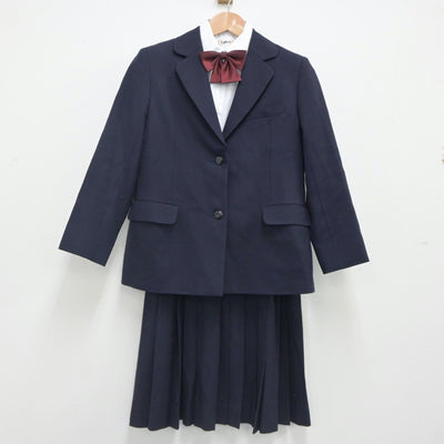 【中古】東京都 大森第七中学校 女子制服 4点（ブレザー・シャツ・スカート）sf023555