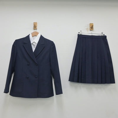 【中古】東京都 青山高等学校 女子制服 3点（ブレザー・シャツ・スカート）sf023557