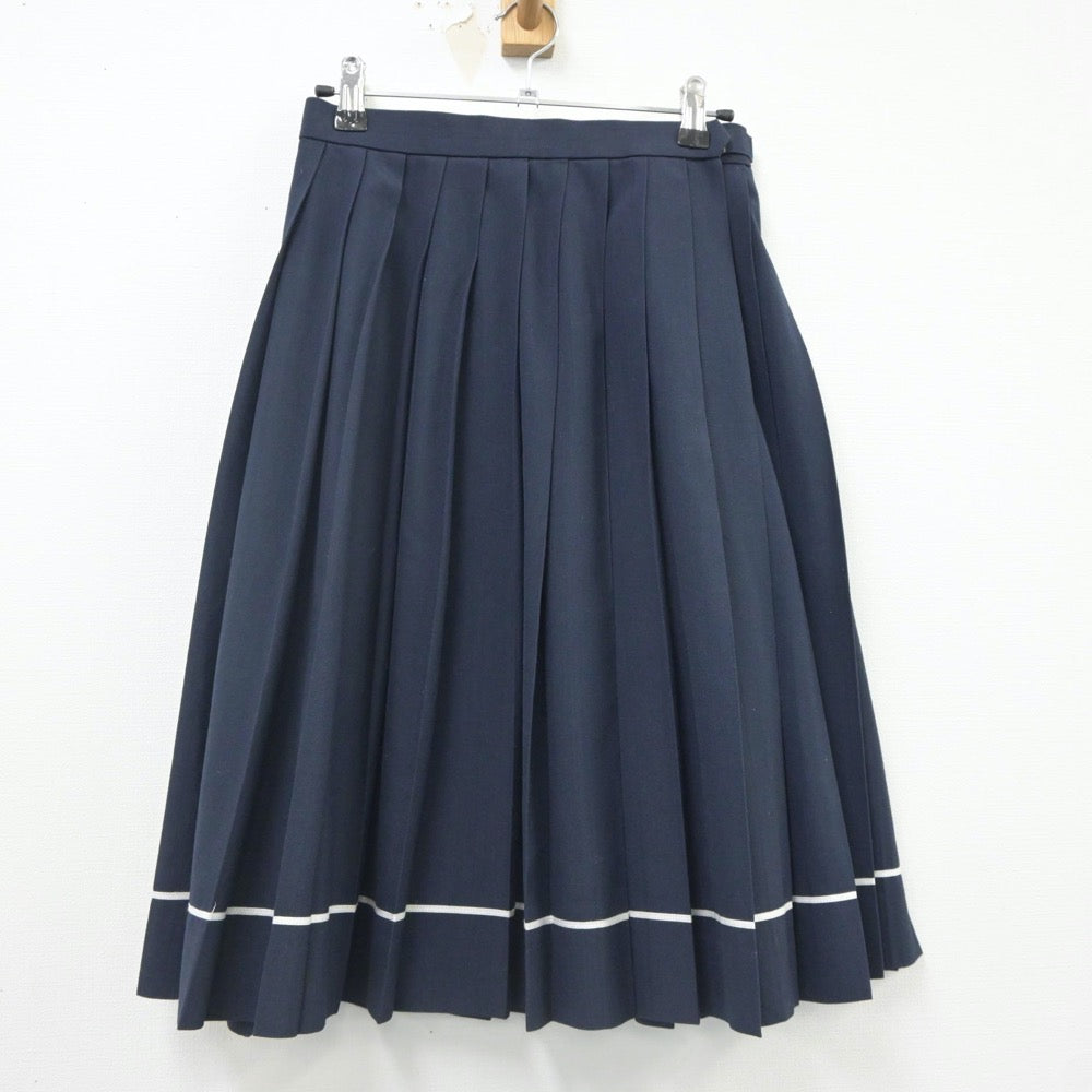 【中古】福岡県 直方高等学校 女子制服 1点（スカート）sf023560