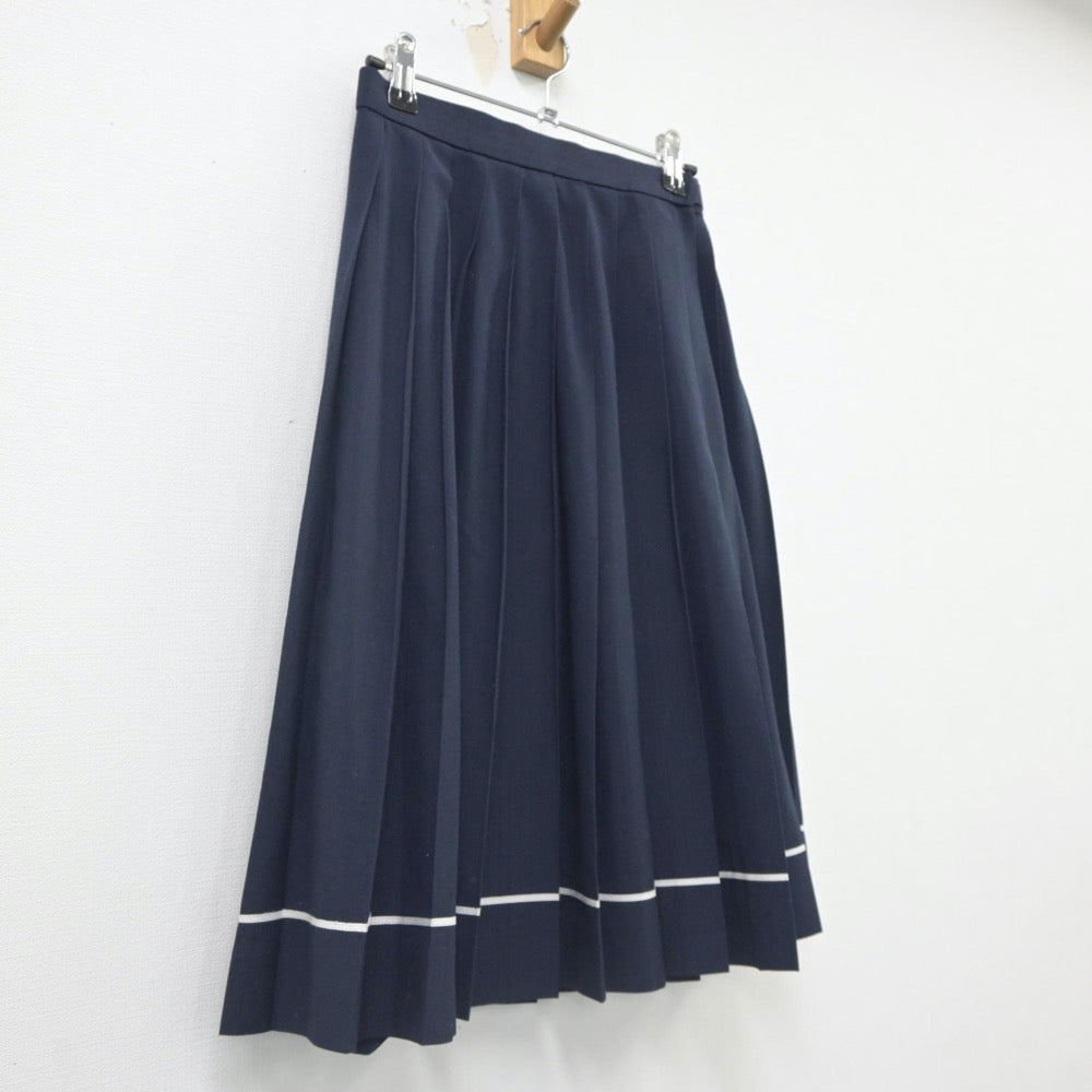 【中古】福岡県 直方高等学校 女子制服 1点（スカート）sf023560