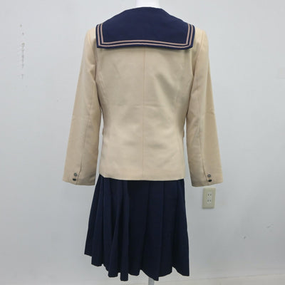 【中古】埼玉県 武蔵越生高等学校 女子制服 4点（ブレザー・セーラー服・スカート）sf023561