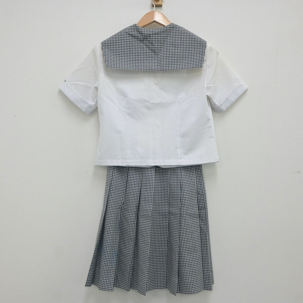 【中古】埼玉県 武蔵越生高等学校 女子制服 3点（セーラー服・スカート）sf023562