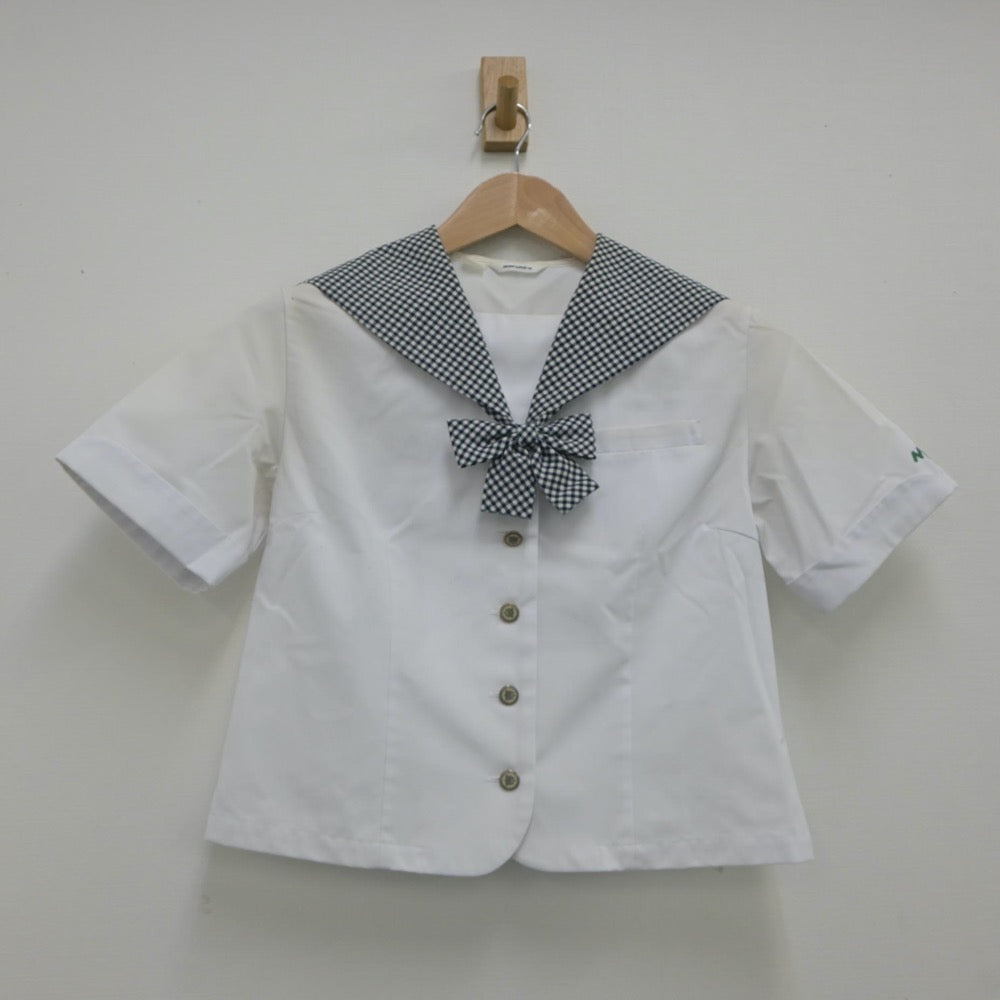 【中古】埼玉県 武蔵越生高等学校 女子制服 3点（セーラー服・スカート）sf023562