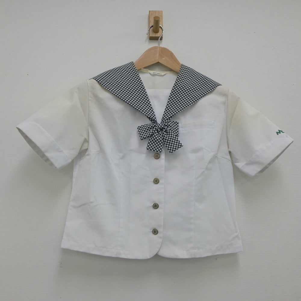 【中古】埼玉県 武蔵越生高等学校 女子制服 2点（セーラー服）sf023563