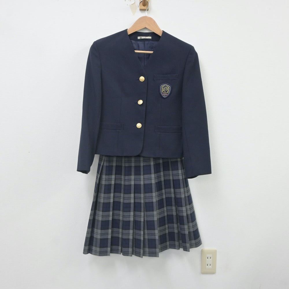 【中古】埼玉県 大幡中学校 女子制服 2点（ブレザー・スカート）sf023565