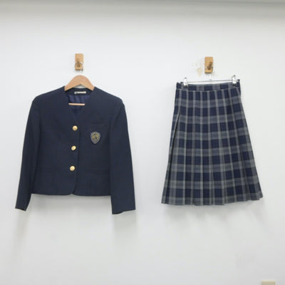 【中古】埼玉県 大幡中学校 女子制服 2点（ブレザー・スカート）sf023565