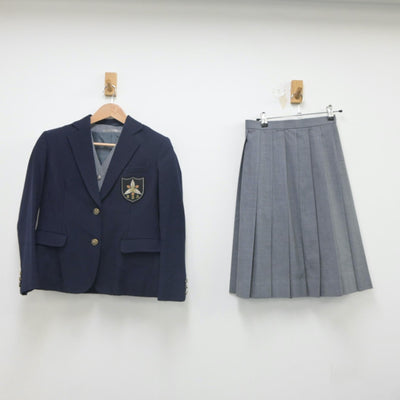 【中古】埼玉県 東京農業大学第三高等学校 女子制服 3点（ブレザー・ベスト・スカート）sf023566