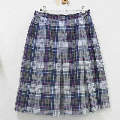 【中古】埼玉県 浦和学院高等学校 女子制服 4点（ニットベスト・シャツ・スカート）sf023568