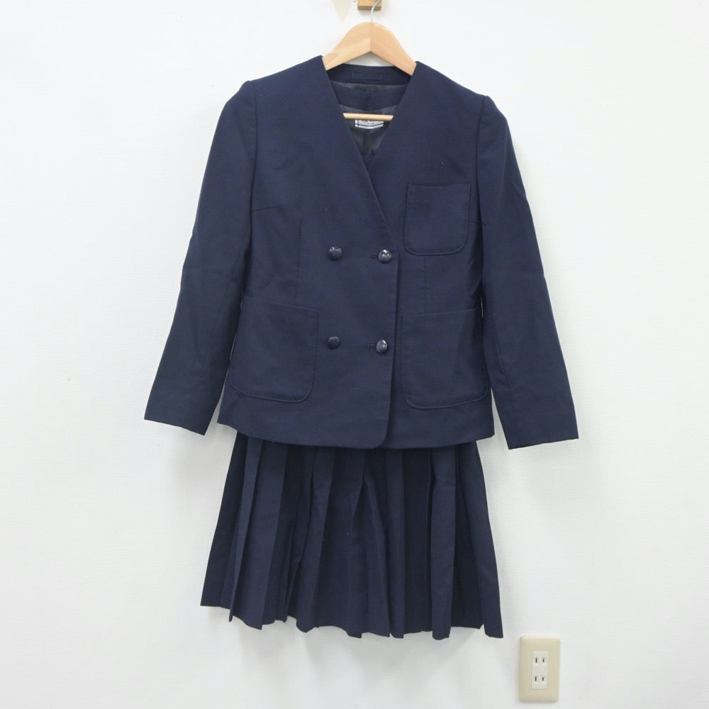 【中古】埼玉県 南浦和中学校 女子制服 3点（ブレザー・ベスト・スカート）sf023569