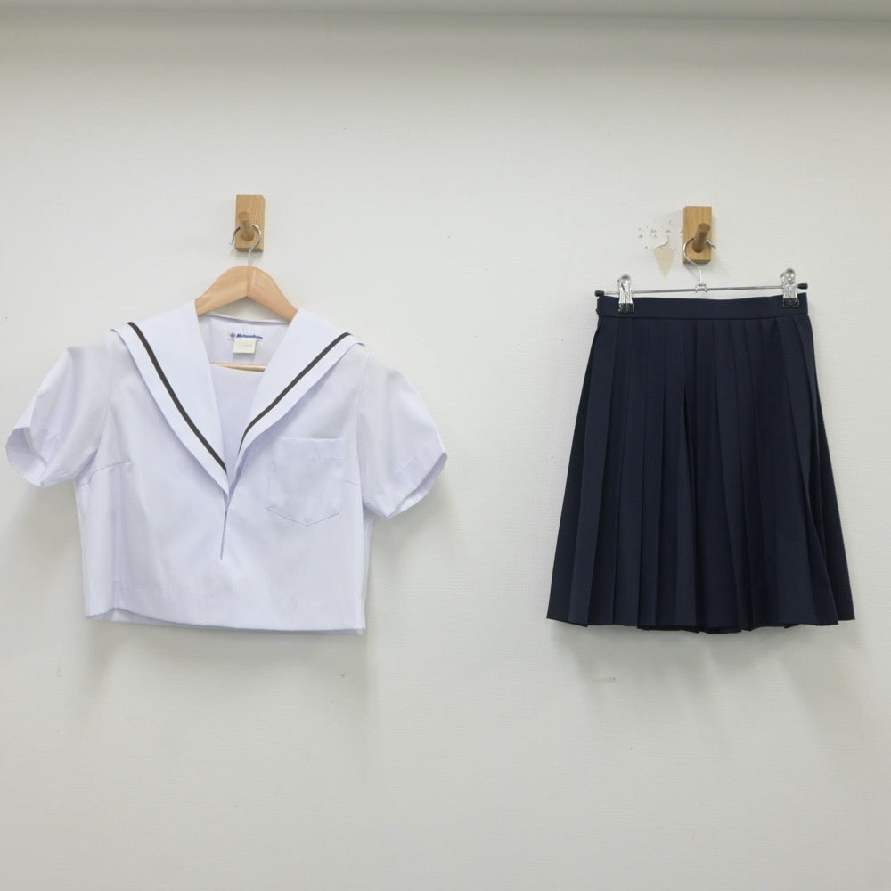 中古制服】愛知県 旭丘高等学校 女子制服 2点（セーラー服
