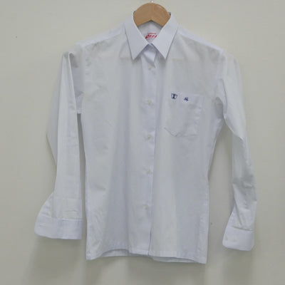 【中古】岐阜県 本巣中学校 女子制服 2点（シャツ・スカート）sf023578