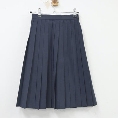 【中古】岐阜県 本巣中学校 女子制服 2点（シャツ・スカート）sf023578