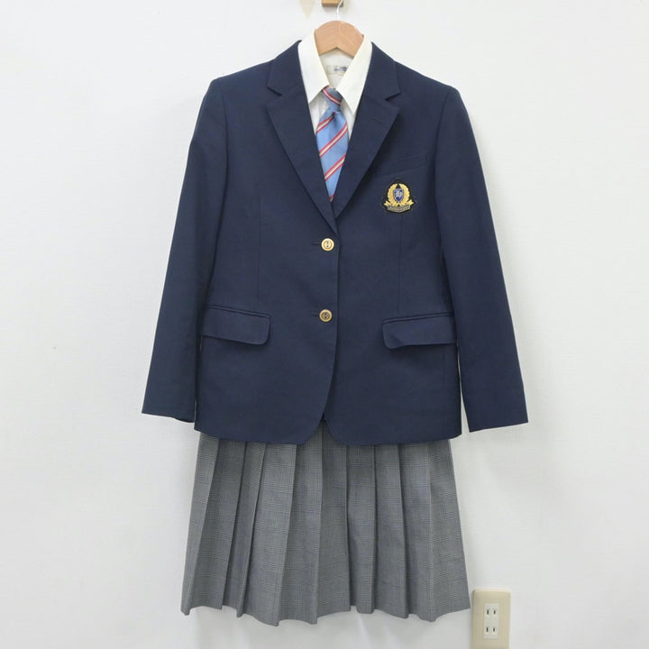 中古制服】岡山県 岡山東商業高等学校 女子制服 4点（ブレザー・シャツ・スカート）sf023585【リサイクル学生服】 | 中古制服通販パレイド