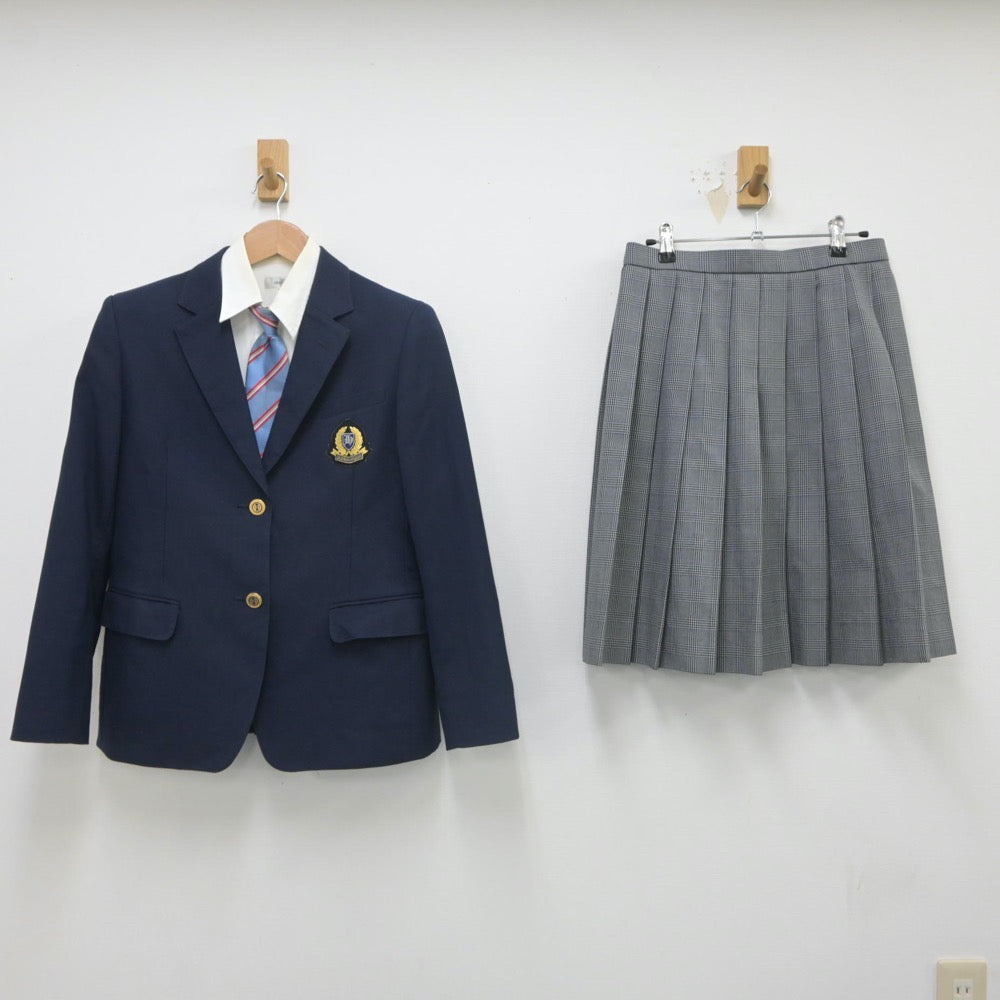 中古制服】岡山県 岡山東商業高等学校 女子制服 4点（ブレザー・シャツ・スカート）sf023585【リサイクル学生服】 | 中古制服通販パレイド