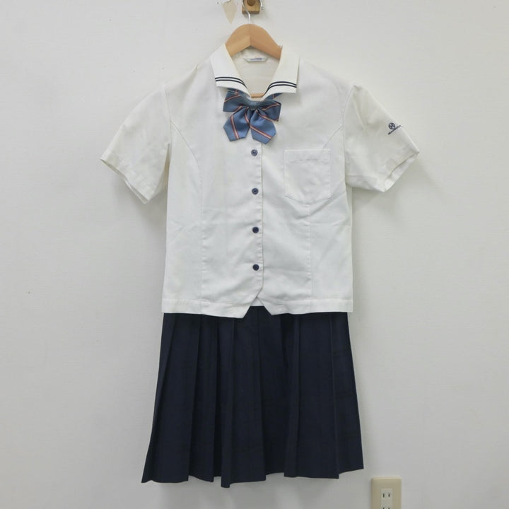 中古制服】岡山県 岡山東商業高等学校 女子制服 4点（シャツ