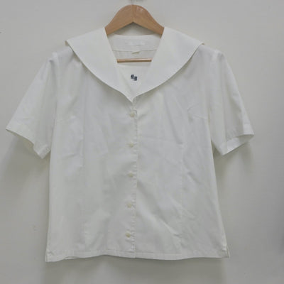 【中古】群馬県 前橋西高等学校 女子制服 2点（シャツ・スカート）sf023589