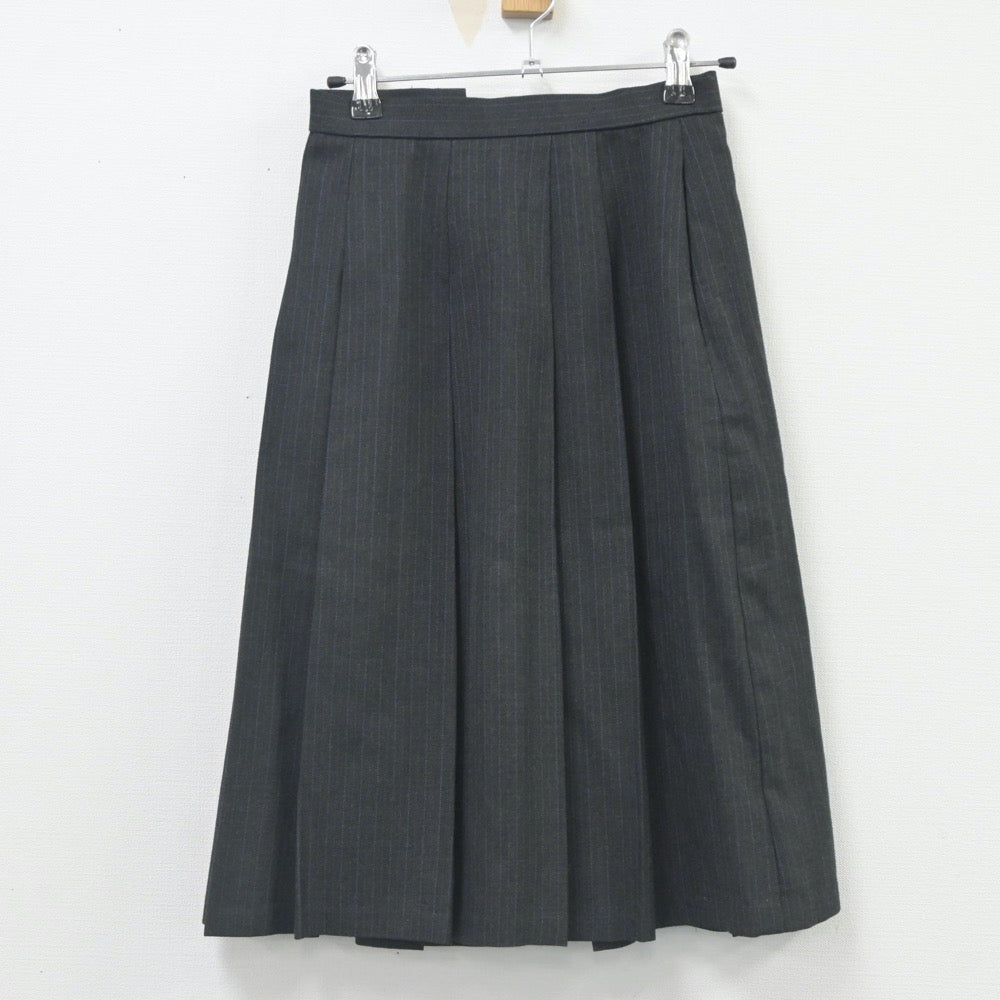 【中古】佐賀県 牛津高等学校 女子制服 2点（ベスト・スカート）sf023593