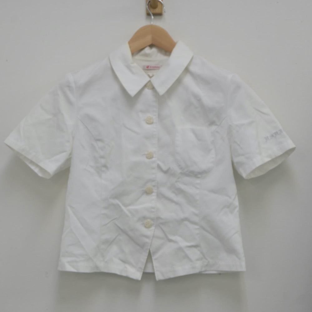 【中古】佐賀県 牛津高等学校 女子制服 2点（シャツ・スカート）sf023595