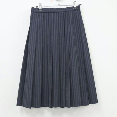 【中古】佐賀県 牛津高等学校 女子制服 2点（ニットベスト・スカート）sf023596