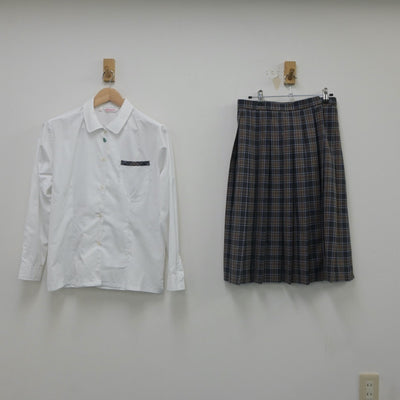 【中古】大阪府 八尾翠翔高等学校 女子制服 4点（ブレザー・シャツ・スカート）sf023597