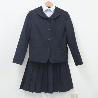 【中古】大阪府 泉北高等学校 女子制服 4点（ブレザー・シャツ・スカート）sf023600