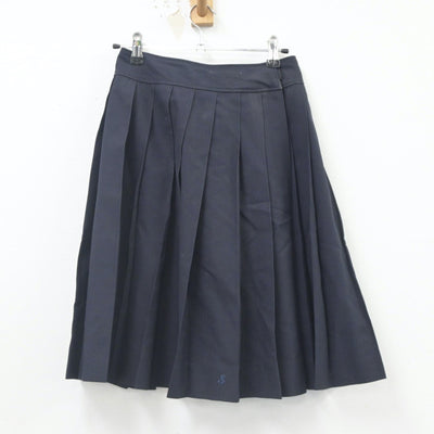 【中古】大阪府 泉北高等学校 女子制服 4点（ニットベスト・シャツ・スカート）sf023601