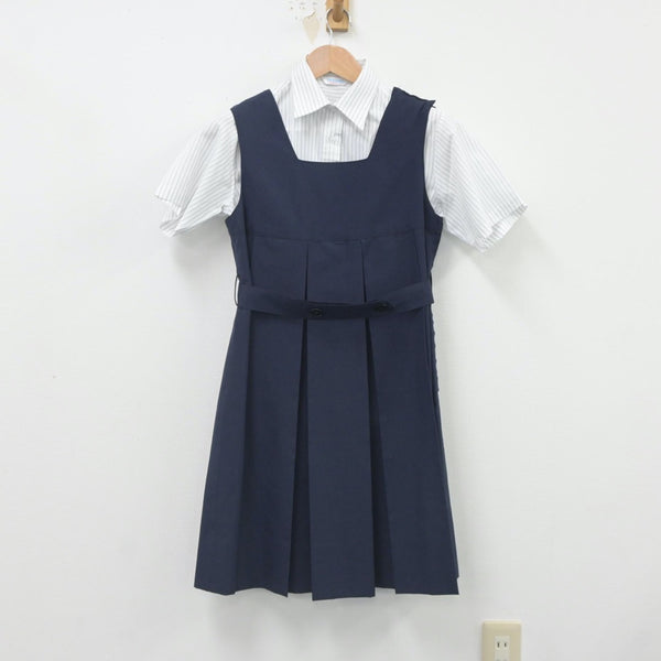 【中古制服】神奈川県 清泉女学院高等学校 女子制服 2点（ジャンパースカート・シャツ）sf023604【リサイクル学生服】 | 中古制服通販パレイド