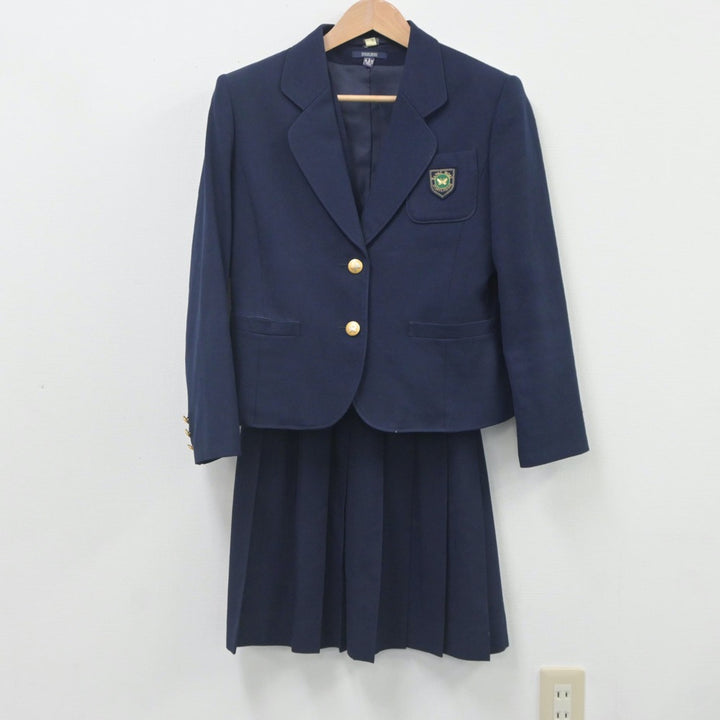 【中古】北海道 函館大学付属柏稜高等学校 女子制服 4点（ブレザー・ベスト・スカート）sf023605