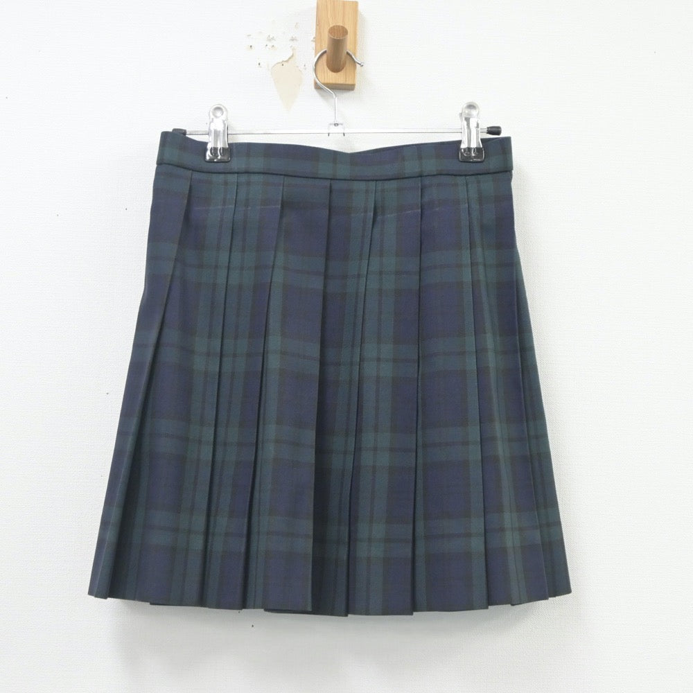 【中古】北海道 函館大学付属柏稜高等学校 女子制服 3点（ニット・スカート）sf023606