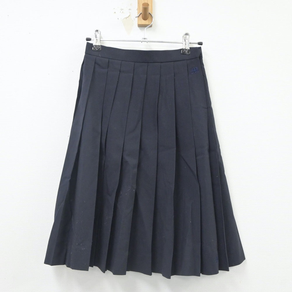 【中古】岐阜県 本巣松陽高等学校 女子制服 4点（ニットベスト・シャツ・スカート）sf023610