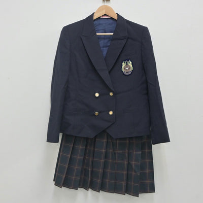 【中古】福井県 福井工大付属福井高等学校 女子制服 2点（ブレザー・スカート）sf023612