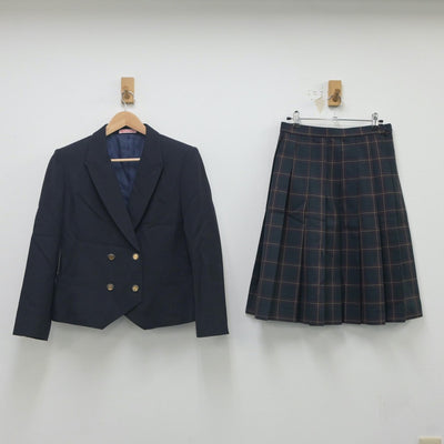 【中古】福井県 福井工大付属福井高等学校 女子制服 2点（ブレザー・スカート）sf023613