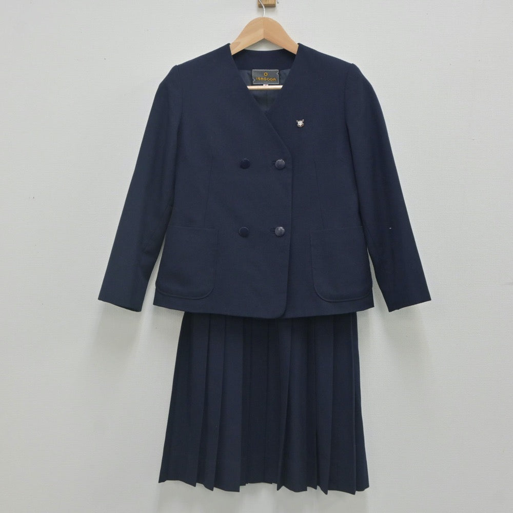 【中古】岩手県 城西中学校 女子制服 2点（ブレザー・スカート）sf023625