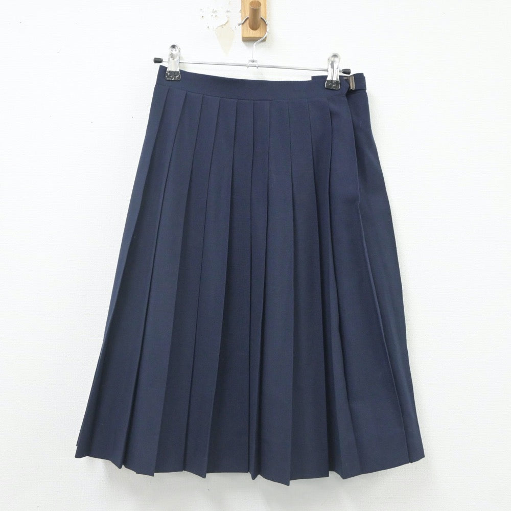 【中古】岩手県 城西中学校 女子制服 3点（ベスト・シャツ・スカート）sf023626