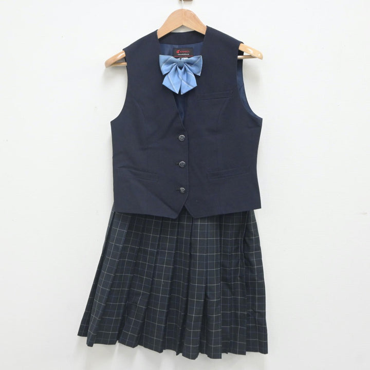 【中古制服】北海道 小樽市北陵中学校 女子制服 5点（ブレザー・ベスト・スカート）sf023629【リサイクル学生服】 | 中古制服通販パレイド