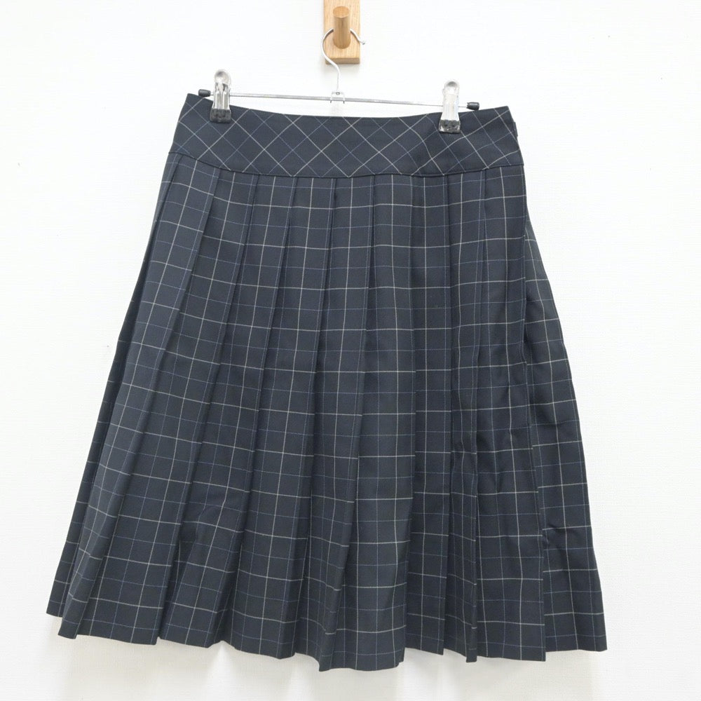 【中古】北海道 小樽市北陵中学校 女子制服 5点（ブレザー・ベスト・スカート）sf023629