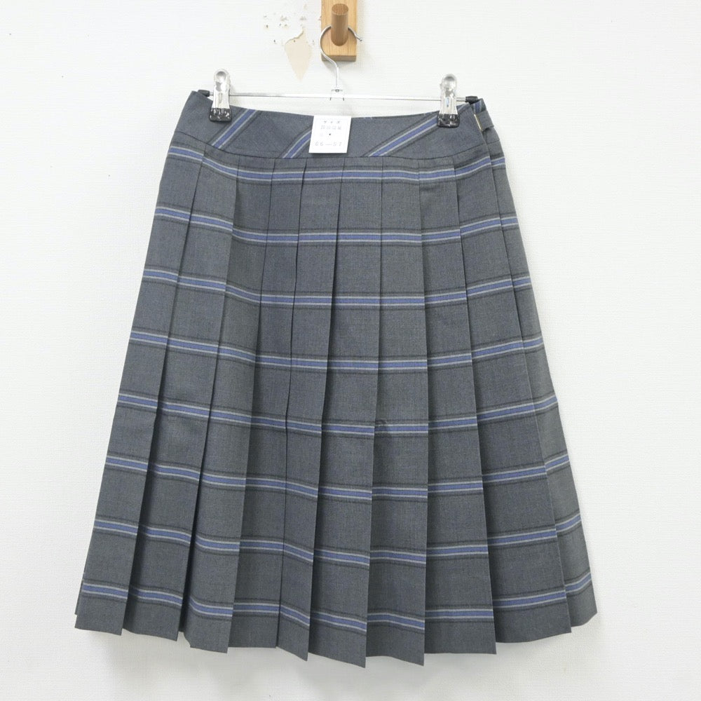 【中古】大阪府 関西福祉科学大学高等学校 女子制服 4点（シャツ・スカート）sf023630