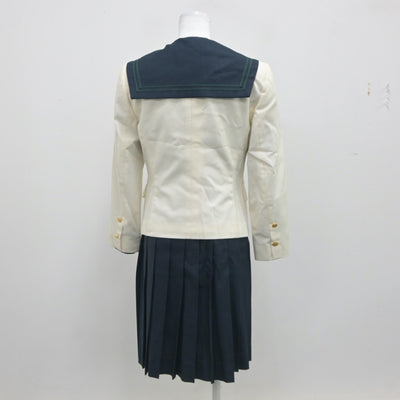 【中古】福岡県 西南学院中学校 女子制服 4点（ブレザー・セーラー服・ジャンパースカート）sf023636