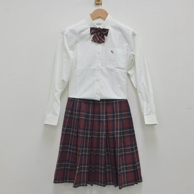 【中古】秋田県 男鹿東中学校 女子制服 4点（ブレザー・シャツ・スカート）sf023640