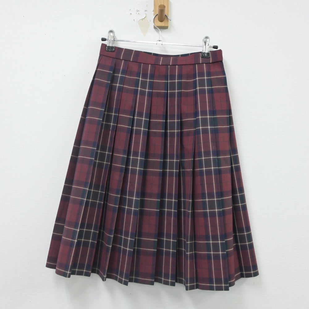 【中古】秋田県 男鹿東中学校 女子制服 2点（シャツ・スカート）sf023641