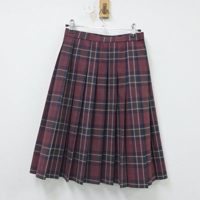 【中古】秋田県 男鹿東中学校 女子制服 2点（シャツ・スカート）sf023641