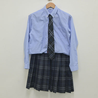 【中古】神奈川県 橘学苑高等学校 女子制服 5点（ブレザー・シャツ・スカート）sf023648