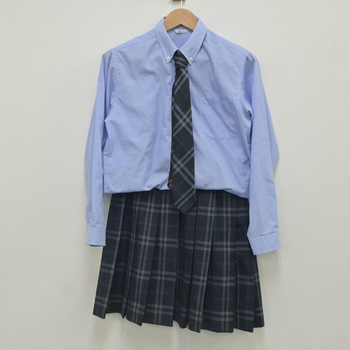 【中古】神奈川県 橘学苑高等学校 女子制服 5点（ブレザー・シャツ・スカート）sf023648