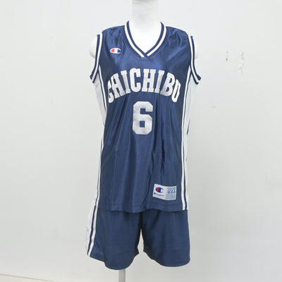 【中古】埼玉県 秩父第一中学校/バスケ部ユニフォーム 女子制服 3点（部活ユニフォーム 上・部活ユニフォーム 下）sf023668