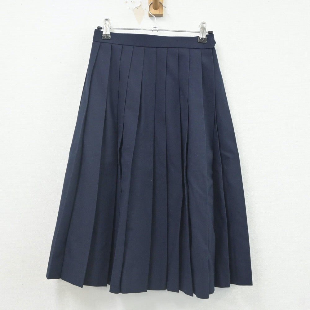 【中古】石川県 津幡中学校 女子制服 3点（セーラー服・スカート）sf023673